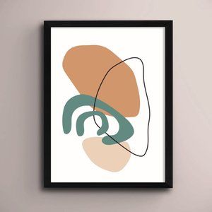 2/$35 Modern Minimalist Abstract Boho Wall Art Print Home Decor [No Frame]